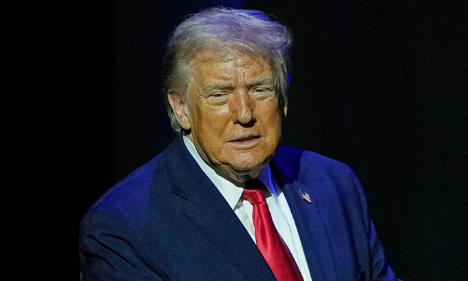 Tổng thống Mỹ Donald Trump tại Detroit, Michigan hôm 13/1. Ảnh: AP