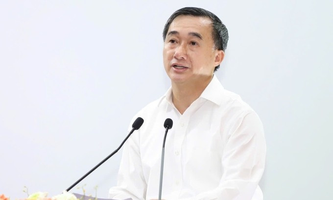 Thứ trưởng Trần Văn Thuấn phát biểu tại chương trình. Ảnh: Trần Minh Thứ trưởng Trần Văn Thuấn phát biểu tại chương trình. Ảnh: Trần Minh
