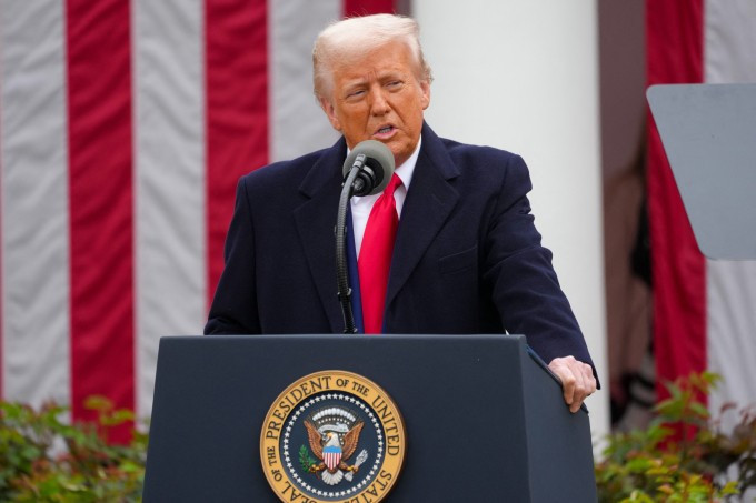 Tổng thống Donald Trump tại Nhà Trắng ngày 2/4. Ảnh: AFP Tổng thống Donald Trump tại Nhà Trắng ngày 2/4. Ảnh: AFP