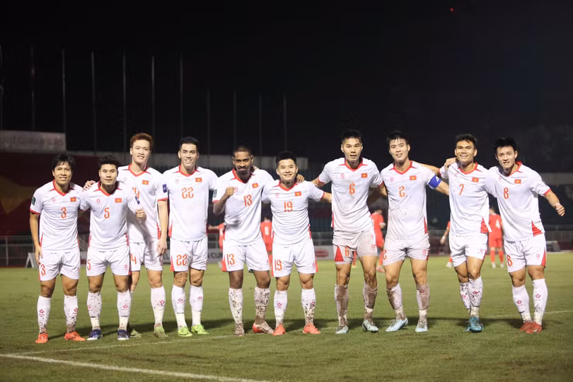 Tuyển Việt Nam có khởi đầu thuận lợi. Ảnh: Anh Tiến.