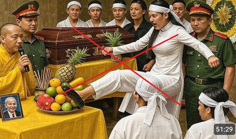 Không ít hình ảnh thể hiện sự thiếu thực tế, lệch lạc về hành vi, gây hiểu nhầm cho người xem. 1.jpg