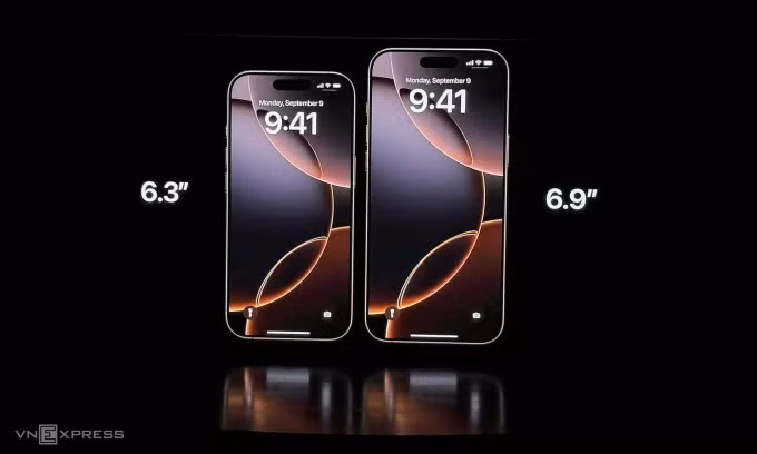 1iPhone 6 Pro Max là iPhone đầu tiên có màn hình 6,9 inch. Ảnh: Tuấn Hưng