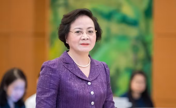 Bộ trưởng Nội vụ Phạm Thị Thanh Trà. Ảnh: Cổng TTĐT Quốc hội