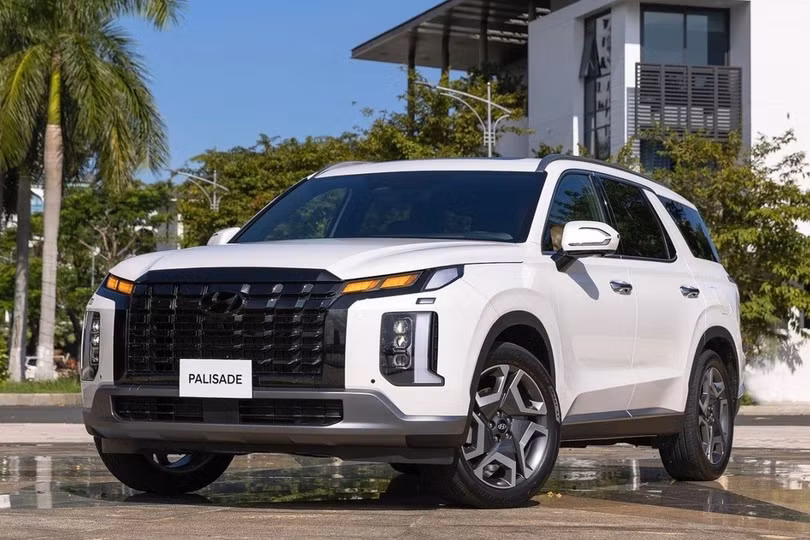Hyundai Palisade là mẫu SUV cỡ E hiếm hoi được lắp ráp trong nước (Ảnh: TC Motor).