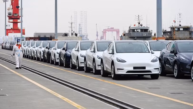 Xe điện Tesla sản xuất tại Trung Quốc được giảm một nửa thuế suất nhập khẩu vào EU so với mức đã công bố vào tháng 7 (Ảnh minh họa: Tesla).