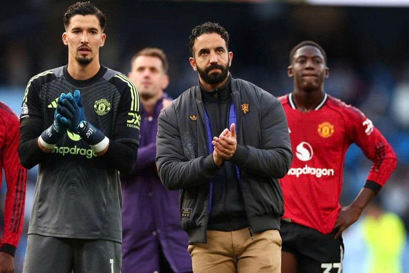 Amorim chịu nhiều áp lực khi Man Utd thi đấu tệ hại (Ảnh: Getty). 2.jpg
