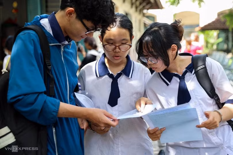Học sinh thi tốt nghiệp tại TP Hồ Chí Minh, tháng 6/2026. Ảnh: Quỳnh Trần