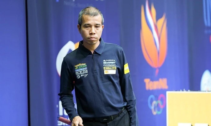 Cơ thủ số một Việt Nam, Trần Quyết Chiến. Ảnh: Ton Smilde