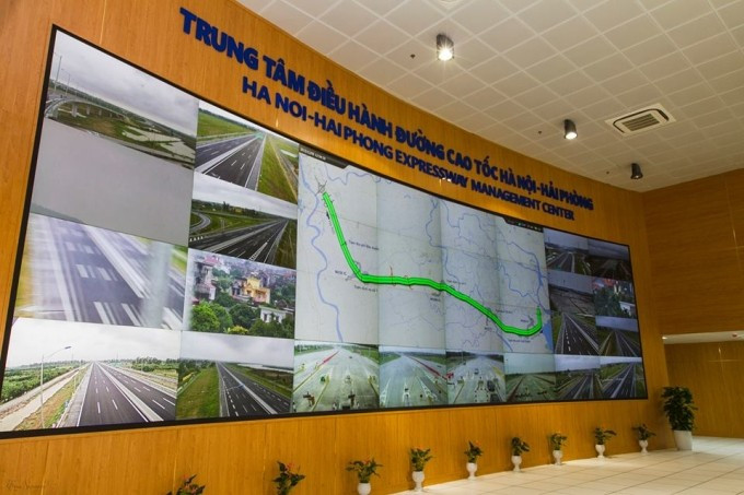 Tuyến cao tốc Hà Nội - Hải Phòng được giám sát qua hệ thống giao thông thông minh. Ảnh: Vidifi Tuyến cao tốc Hà Nội - Hải Phòng được giám sát qua hệ thống giao thông thông minh. Ảnh: Vidifi