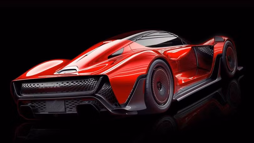 Czinger 21C VMax: Đây là thương hiệu đến từ California, Mỹ, không mấy quen thuộc trên thị trường. 21C VMax là bản nâng cấp của mẫu 21C ra mắt vào năm 2021. VMax sở hữu động cơ V8 2.88L tăng áp kép, cho công suất cực đại 1.350 mã lực. Xe có khả năng tăng tốc 0-97km/h trong 1,9 giây và đạt tốc độ tối đa 407km/h (Ảnh: Czinger).