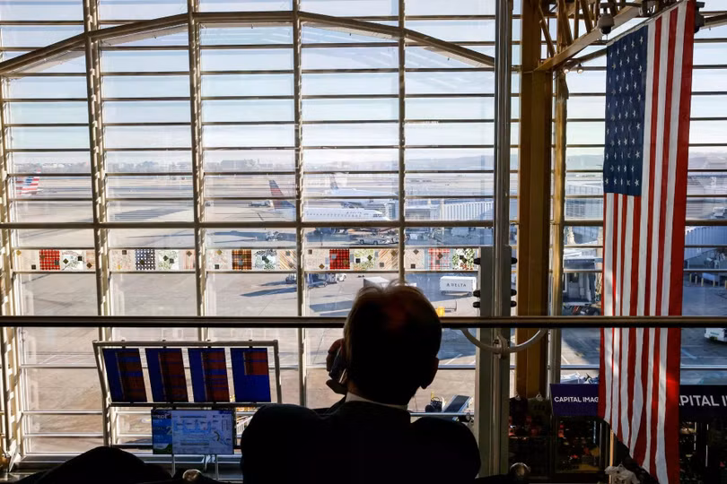 Sân bay Quốc gia Ronald Reagan Washington. Ảnh: Reuters.