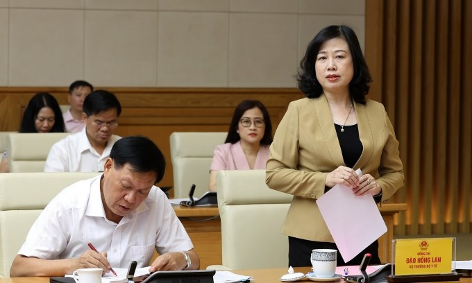 Bộ trưởng Bộ Y tế Đào Hồng Lan. Ảnh: Đức Tuân Bộ trưởng Bộ Y tế Đào Hồng Lan. Ảnh: Đức Tuân