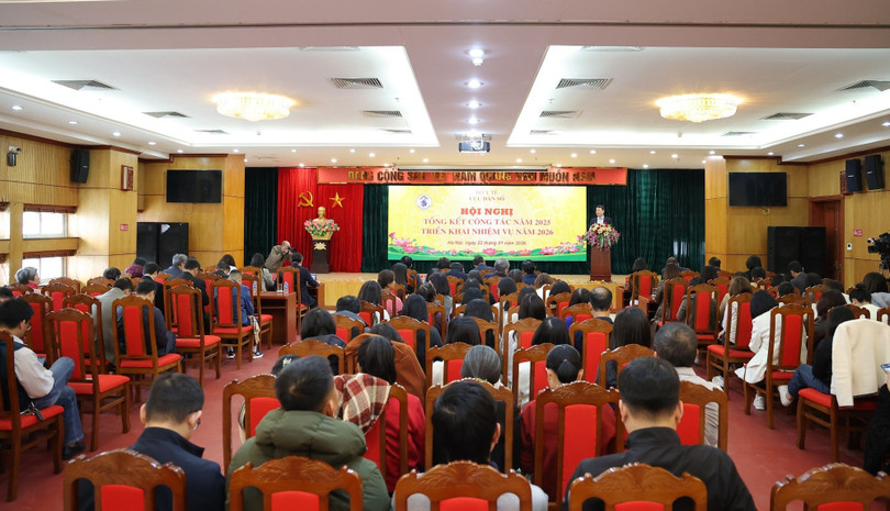 Hội nghị tổng kết công tác dân số năm 2025, nhiệm vụ trọng tâm năm 2026 do Cục Dân số, Bộ Y tế tổ chức. Ảnh: VGP/TL.