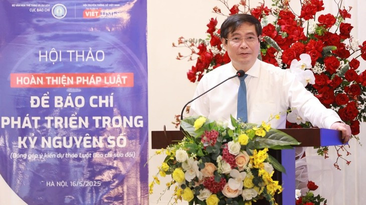 Ông Phan Xuân Thủy - Phó Trưởng ban Tuyên giáo và Dân vận Trung ương phát biểu khai mạc hội thảo - Ảnh: DANH KHANG Ông Phan Xuân Thủy - Phó Trưởng ban Tuyên giáo và Dân vận Trung ương phát biểu khai mạc hội thảo - Ảnh: DANH KHANG