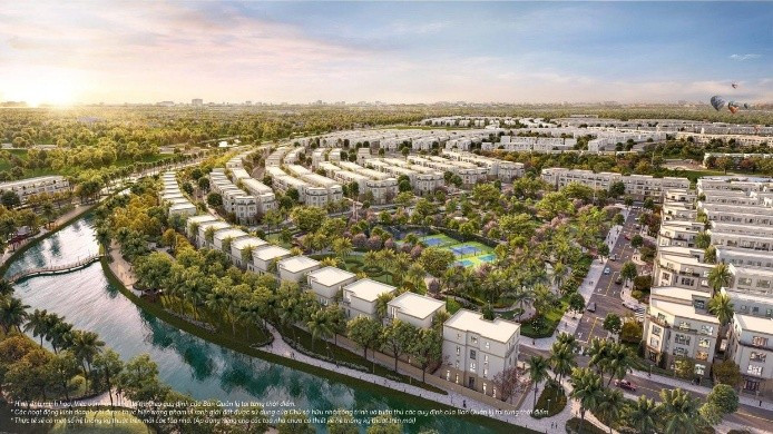 Vinhomes Golden City îndeplinește standardele unui model de stațiune urbană datorită diverselor sale spații verzi. a1.jpg