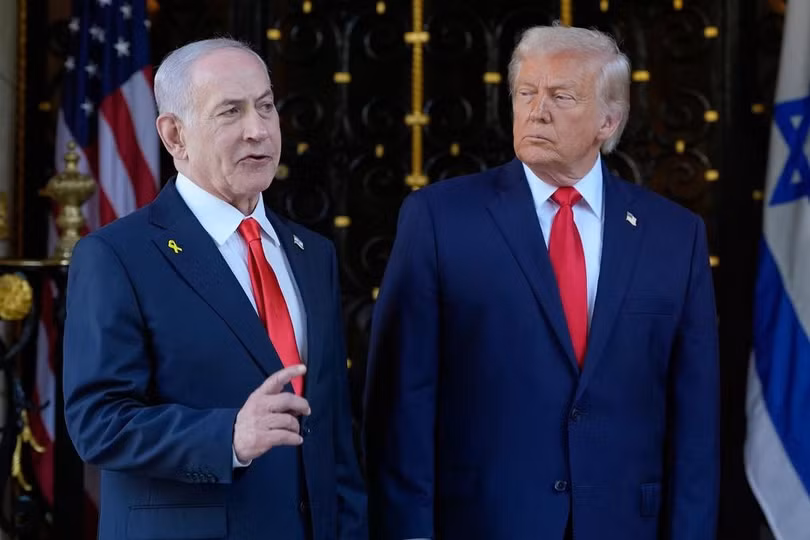 Thủ tướng Israel Benjamin Netanyahu và Tổng thống Mỹ Donald Trump tại Mar-a-Lago, bang Florida hồi tháng 12/2025. Ảnh: AP