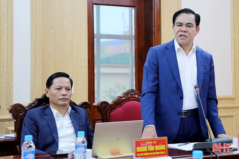 Đồng chí Võ Trọng Hải - Phó Bí thư Tỉnh ủy, Chủ tịch UBND tỉnh phát biểu chỉ đạo tại hội nghị. bqbht_br_4.jpg