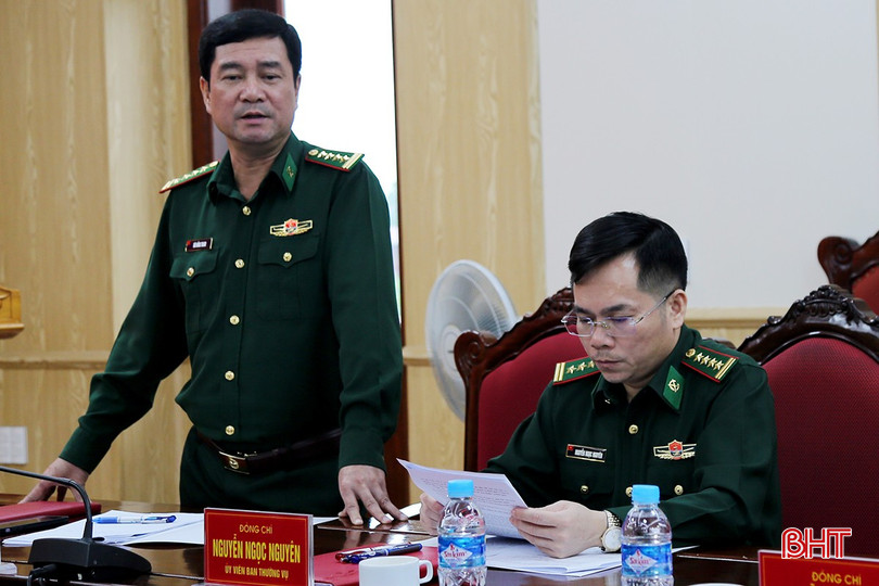 Đại tá Bùi Hồng Thanh – Chỉ huy trưởng BĐBP tỉnh phát biểu tại hội nghị bqbht_br_5.jpg