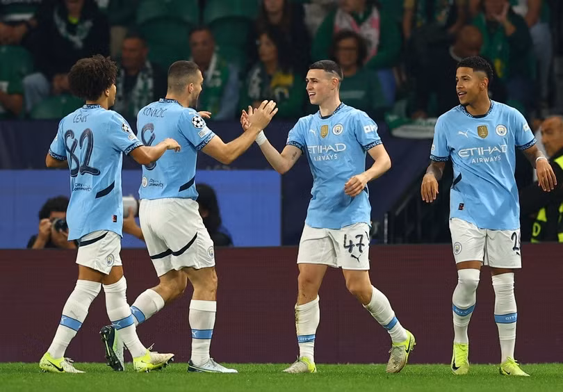 Foden có phong độ ấn tượng tại Champions League với bàn thắng thứ 3 trong 3 trận liên tiếp, đi kèm với đó là một pha kiến tạo.