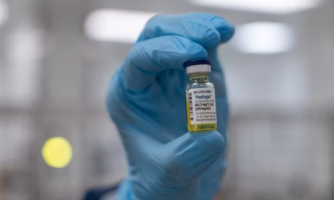 Thuốc lenacapvir tại một cơ sở sản xuất ở La Verne, California, tháng 6/2025. Ảnh:Gilead Sciences