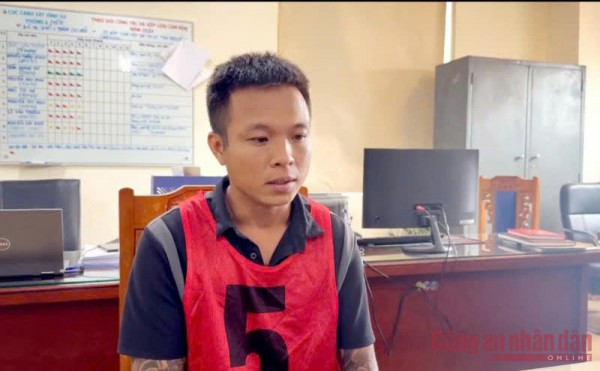 Đối tượng Ngô Quang Vỹ tại Cục Cảnh sát hình sự, Bộ Công an. Đối tượng Ngô Quang Vỹ tại Cục Cảnh sát hình sự, Bộ Công an.