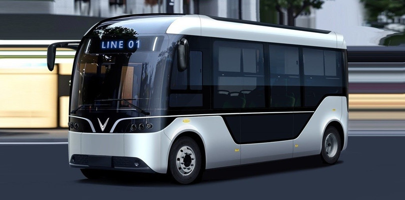VinFast EB 6 là mẫu xe buýt điện cỡ nhỏ có chiều dài hơn 6m (Ảnh: VinFast). a1.jpg