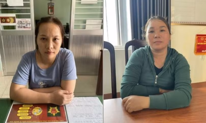 Các đối tượng bị công an bắt giữ (Ảnh: Thuận Thiên).