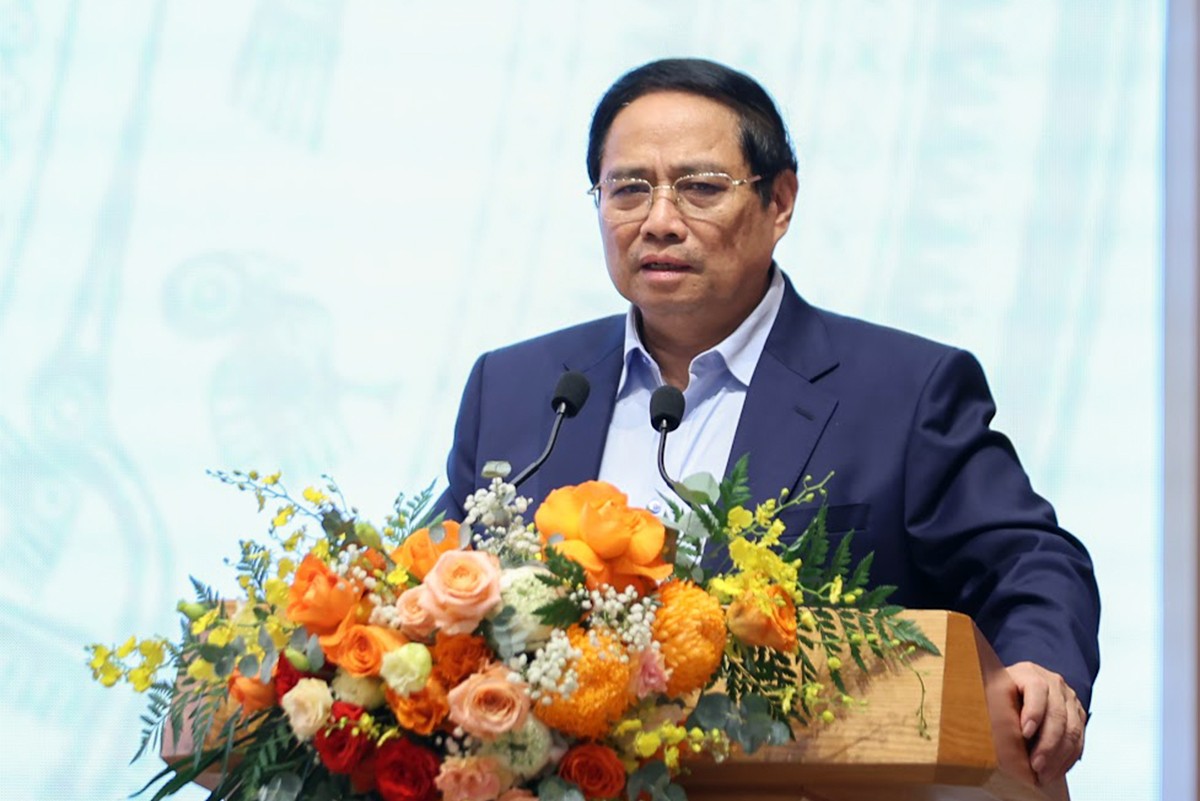Thủ tướng Chính phủ Phạm Minh Chính kết luận hội nghị - Ảnh: VGP/Nhật Bắc tt.jpg