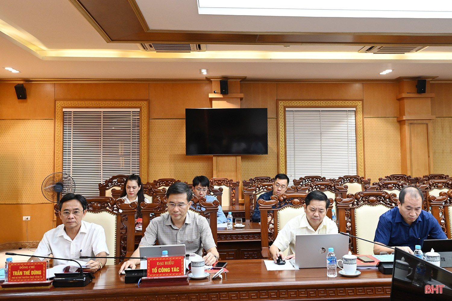 Phó Bí thư Thường trực Tỉnh ủy Trần Thế Dũng và đại biểu dự hội nghị. bqbht_br_dsc-91f09-cdopy.jpg