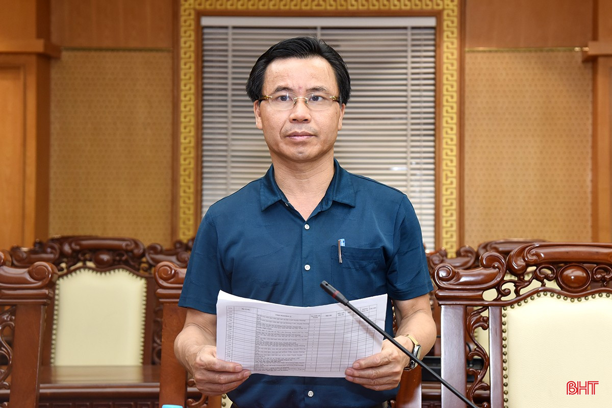 Giám đốc Sở NN&MT Lê Ngọc Huấn báo cáo kết quả thực hiện chương trình. bqbht_br_dsc-7950-copy.jpg