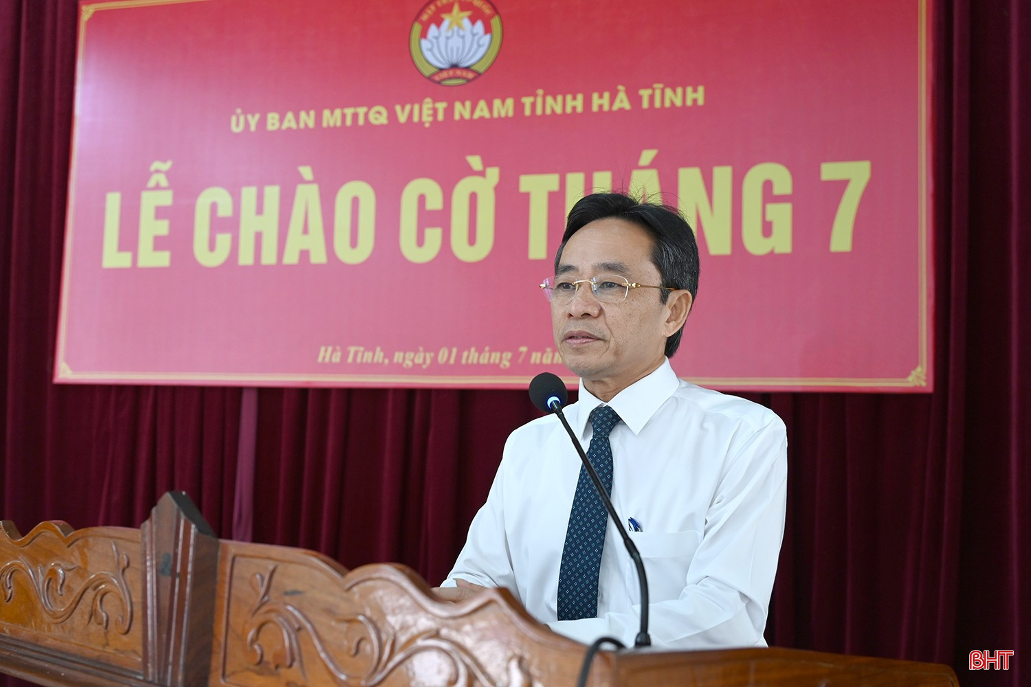 Đồng chí Trần Thế Dũng - Phó Bí thư Thường trực Tỉnh ủy phát biểu giao nhiệm vụ. bqbht_br_dsc-755d4.jpg