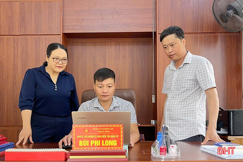 UBKT Đảng ủy xã Đồng Lộc từng bước ổn định bộ máy, phát huy tốt vai trò tham mưu, giúp việc cho cấp ủy. bqbht_br_z7012357259240-679839e623b830b09735d8f21a3df9e6.jpg