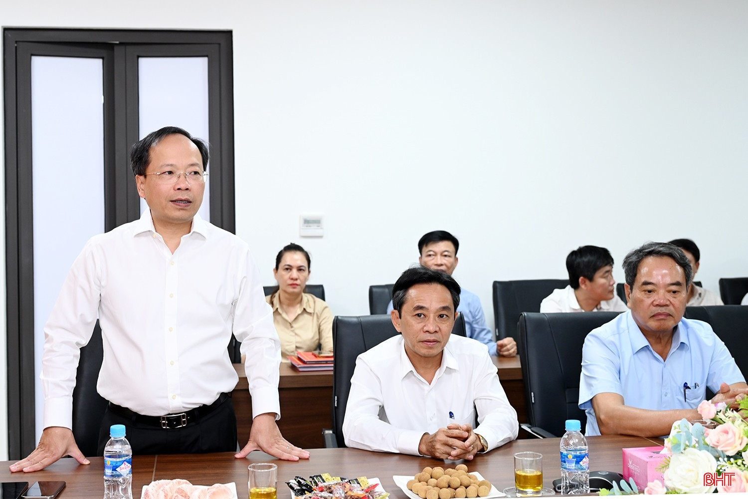 Đồng chí Nguyễn Duy Lâm - Bí thư Tỉnh ủy phát biểu chúc mừng. bqbht_br_dsc-d0276.jpg