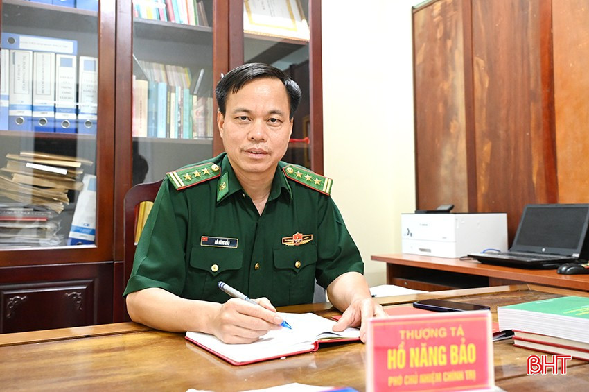 Thượng tá Hồ Năng Bảo - Bí thư Chi bộ, Phó Chủ nhiệm Chính trị, Bộ Chỉ huy BĐBP tỉnh Hà Tĩnh. bqbht_br_dsc-6006-copy.jpg