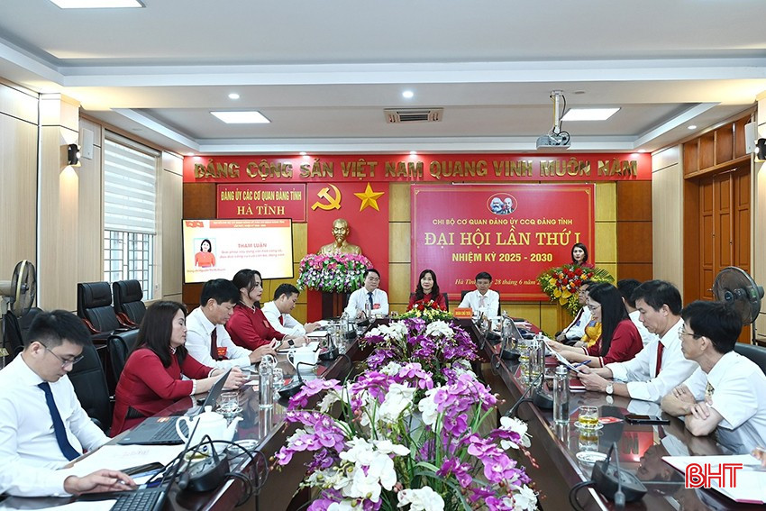 Nội dung góp ý Dự thảo Báo cáo chính trị trình Đại hội Đảng bộ tỉnh lần thứ XX được báo cáo tổng hợp tại Đại hội Chi bộ Đảng ủy Các cơ quan Đảng tỉnh. bqbht_br_dsfc-7323.jpg