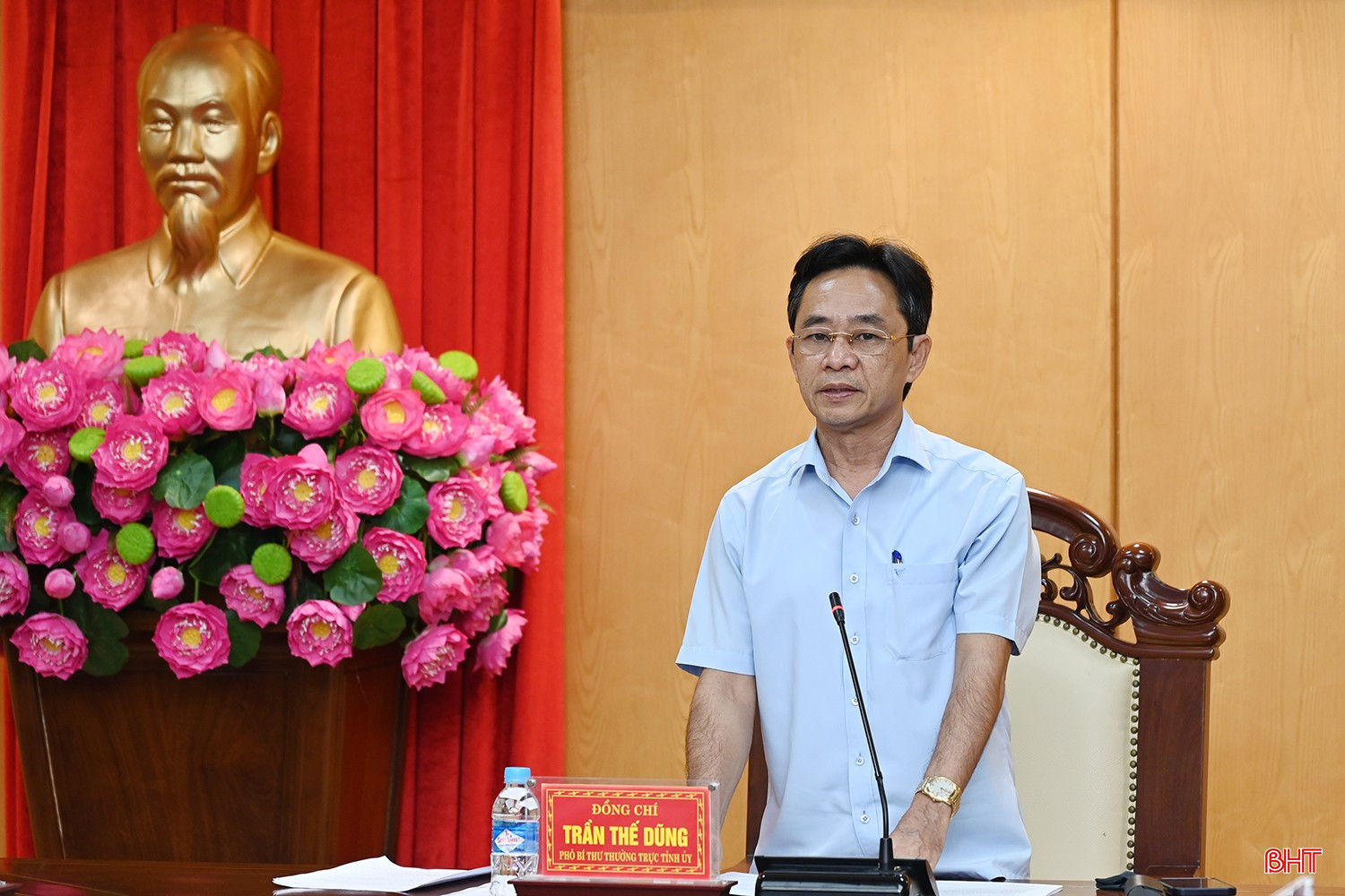 Phó Bí thư Thường trực Tỉnh ủy Trần Thế Dũng phát biểu kết luận. bqbht_br_dsc-4d802.jpg