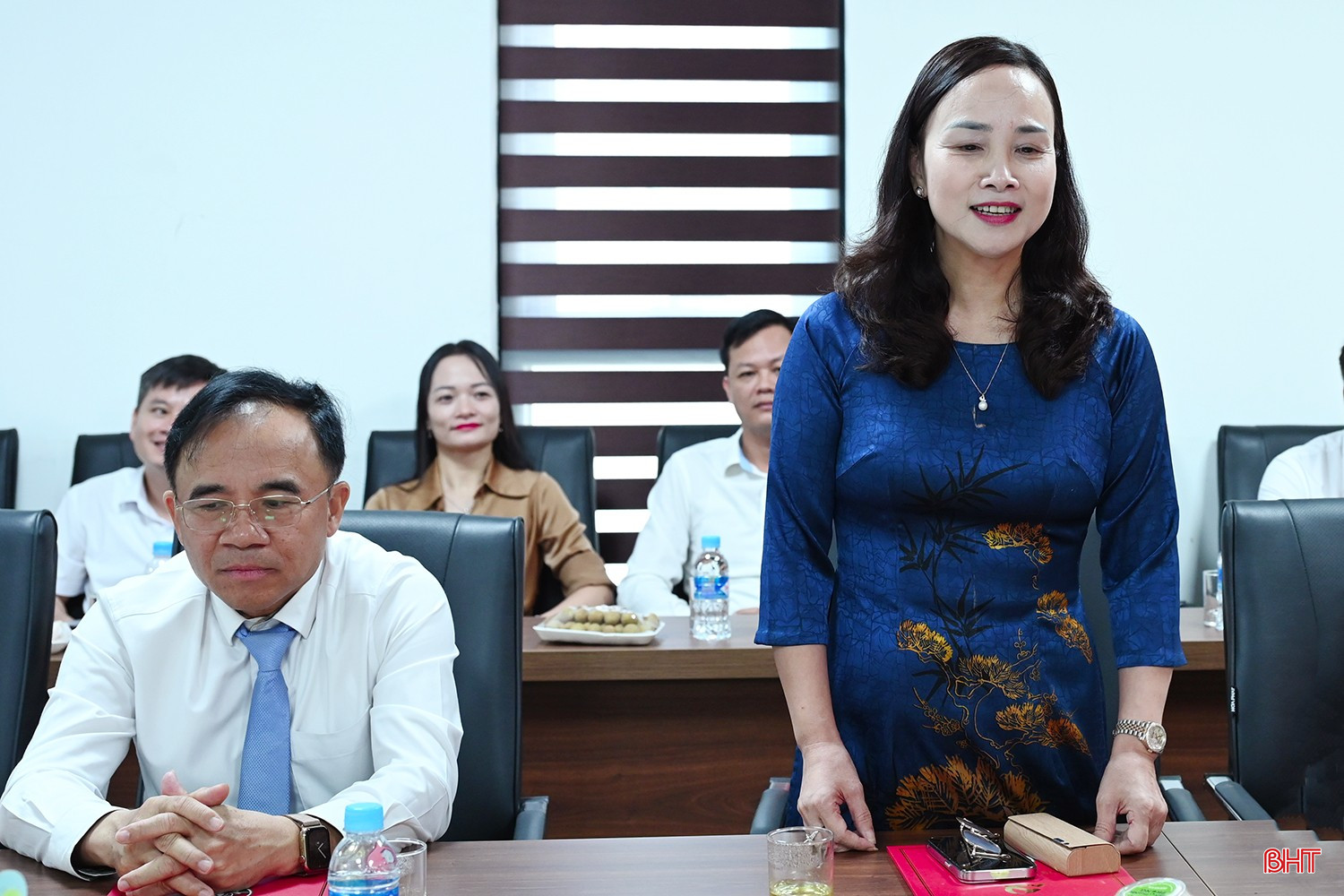 Tân Phó Trưởng ban Tuyên giáo và Dân vận Tỉnh ủy Đặng Thị Quỳnh Diệp phát biểu nhận nhiệm vụ. bqbht_br_dsc-d2388.jpg