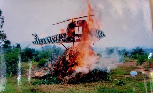 Diễn tập đánh địch đổ bộ bằng đường không