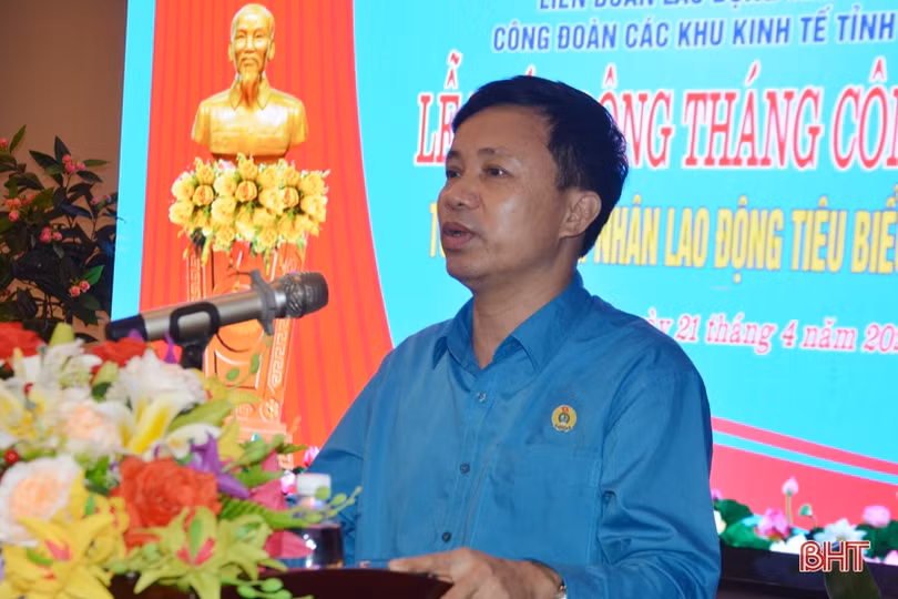 Khu kinh tế tỉnh Hà Tĩnh phát động phong trào thi đua Tháng Công nhân