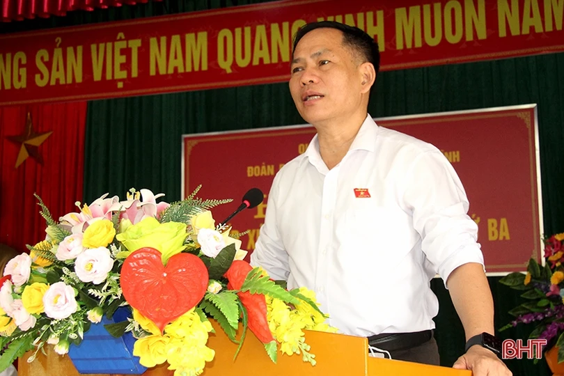 Cử tri Hương Sơn quan tâm đến đầu tư cơ sở hạ tầng đối với xã sáp nhập