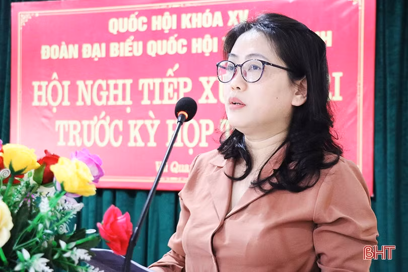 Cử tri Vũ Quang quan tâm việc xây dựng các công trình dân sinh