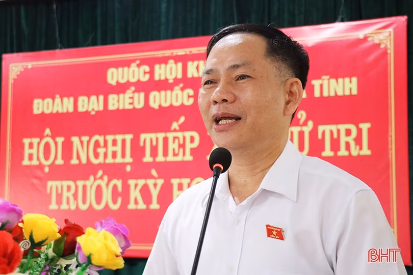 Cử tri Vũ Quang quan tâm việc xây dựng các công trình dân sinh