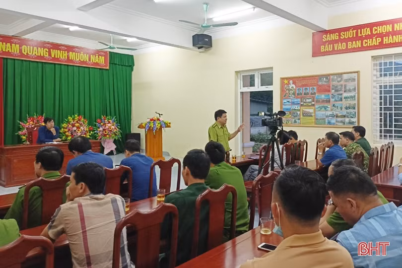 Chấn chỉnh tình trạng khai thác gỗ rừng trái phép ở Hương Khê