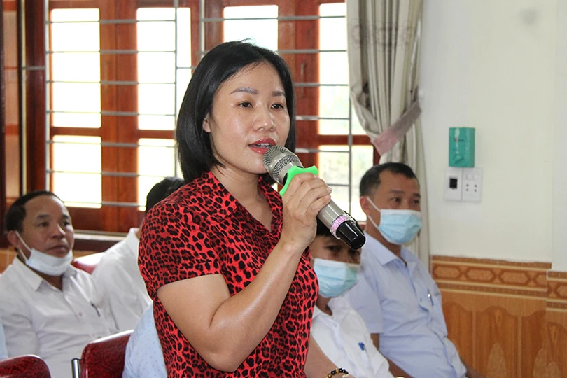 Cử tri Hương Sơn quan tâm đến đầu tư cơ sở hạ tầng đối với xã sáp nhập