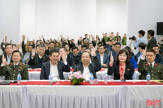 100% cử tri nơi cư trú tín nhiệm giới thiệu Bí thư Tỉnh ủy Hà Tĩnh ứng cử đại biểu Quốc hội khóa XVI