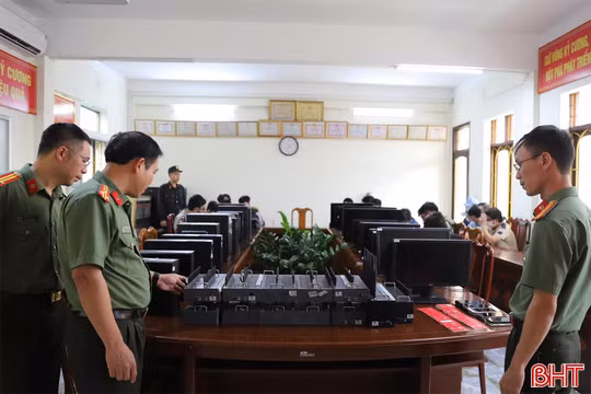 Bộ Công an biểu dương Công an Hà Tĩnh, chỉ đạo mở rộng điều tra vụ án đánh bạc, rửa tiền xuyên quốc gia