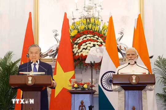 Đưa quan hệ Đối tác Chiến lược Toàn diện Tăng cường Việt Nam-Ấn Độ sang giai đoạn mới