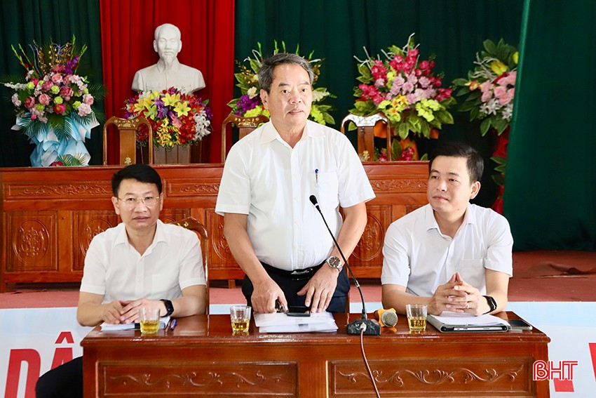 Trưởng ban Nội chính Tỉnh ủy Nguyễn Đình Hải phát biểu tại buổi làm việc. bqbht_br_g2.jpg