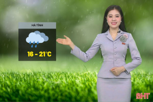 Dự báo thời tiết Hà Tĩnh ngày 15/12: Mưa nhiều nơi, trời rét