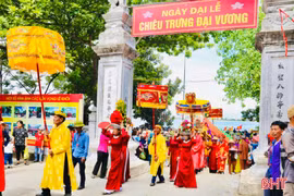 Lễ hội đền Lê Khôi - nét đẹp văn hóa của người Hà Tĩnh